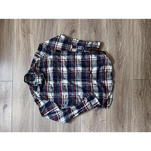 J.Crew Women’s Flannel Button-Up Shirt, XS